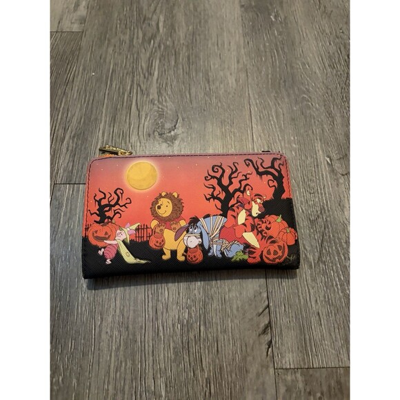 Loungefly Disney Winnie The Pooh Halloween Group GID Mini Backpack With Wallet main image 8
